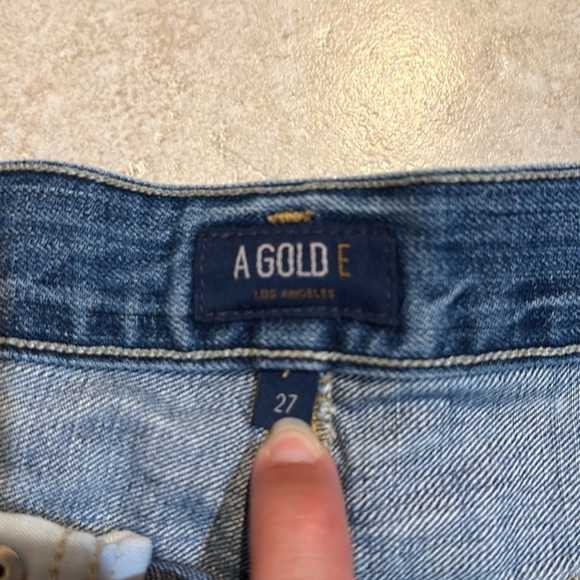 A Golde Parker Vintage Destroyed Denim Shorts 27 Revolve - Picture 3 of 11